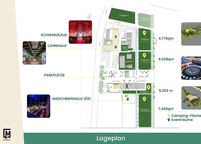 Glamping In Der Zeche Ewald 营地