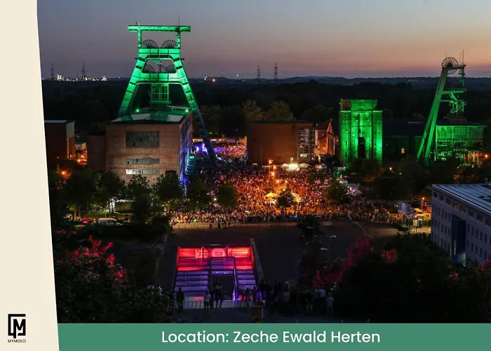 Glamping In Der Zeche Ewald 营地 *