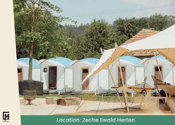 Glamping In Der Zeche Ewald 营地