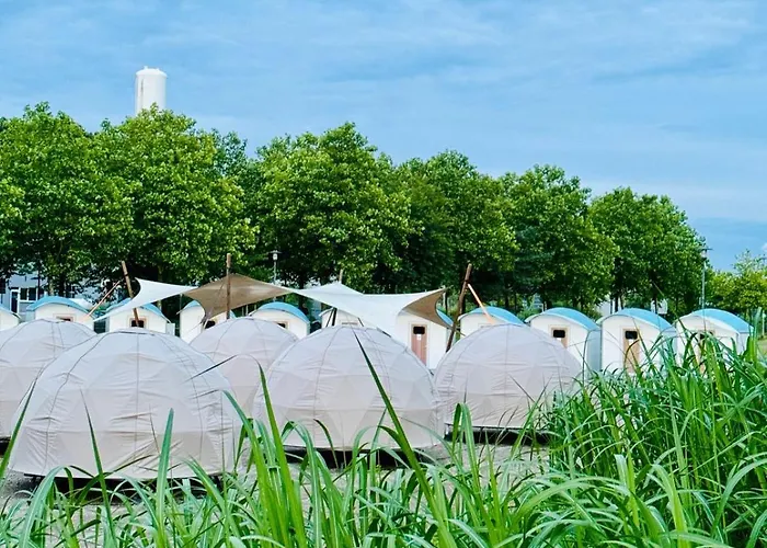 Glamping In Der Zeche Ewald 黑尔滕